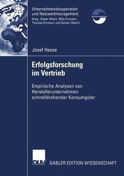 Erfolgsforschung im Vertrieb - Hesse, Josef