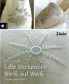 Cover Edle Stickereien Weiß auf Weiß