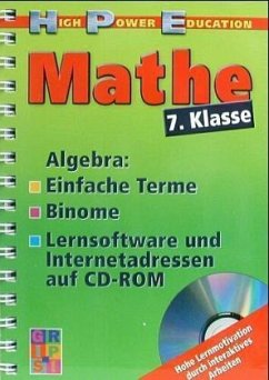 Mathe 7. Klasse, Algebra, m. CD-ROM - Lorbeer, Werner