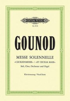 Messe Solennelle St Cecilia Mass (Vocal Score) - Gounod, Charles