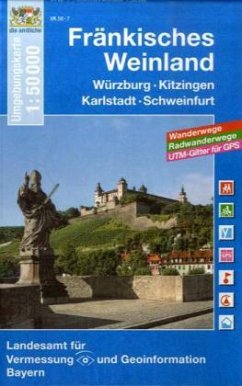 Cover Topographische Karte Bayern Fränkisches Weinland
