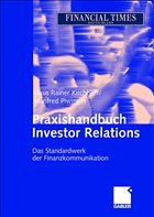 Praxishandbuch Investor Relations - Kirchhoff, Klaus Rainer / Piwinger, Manfred (Hgg.)