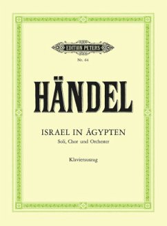 Cover Israel in Ägypten, Klavierauszug