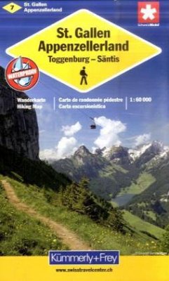 Cover Kümmerly & Frey Karte St. Gallen, Appenzeller Land