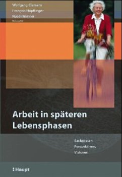 Arbeit in späteren Lebensphasen - Clemens, Wolfgang / Höpflinger, François / Winkler, Ruedi (Hgg.)