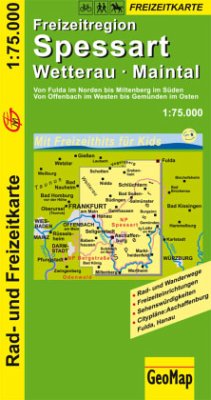 Spessart, Wetterau, Maintal Rad- und Freizeitkarte - GeoMap