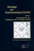 Beiträge zur Astronomiegeschichte Beiträge zur Astronomiegeschichte