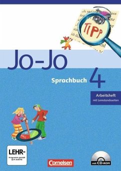 Jo-Jo Sprachbuch - Bisherige allgemeine Ausgabe. 4. Schuljahr - Arbeitsheft mit CD-ROM und Lernstandsseiten - Brunold, Frido