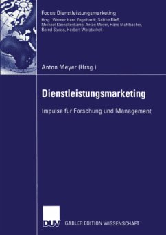 Dienstleistungsmarketing - Meyer, Anton (Hrsg.)