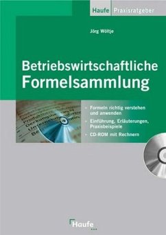 Betriebswirtschaftliche Formelsammlung, m. CD-ROM - Wöltje, Jörg