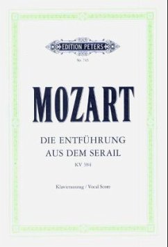 Die Entführung aus dem Serail, KV 384, Klavierauszug - Mozart, Wolfgang Amadeus