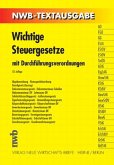 Wichtige Steuergesetze Wichtige Steuergesetze