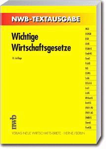 Cover Wichtige Wirtschaftsgesetze