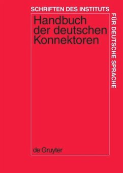 Handbuch der deutschen Konnektoren 1 - Pasch, Renate;Brauße, Ursula;Breindl, Eva