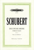 Deutsche Messe F-Dur D 872 für Chor und Orgel (Bläser), Klavierauszug