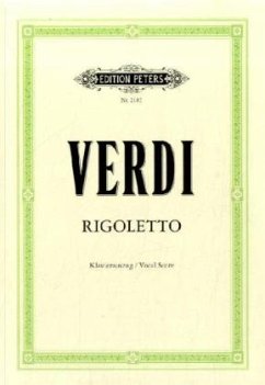 Rigoletto (deutsch/italienisch), Klavierauszug - Verdi, Giuseppe