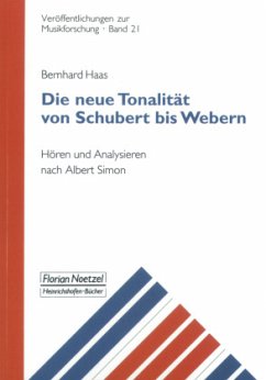 Cover Die neue Tonalität von Schubert bis Webern