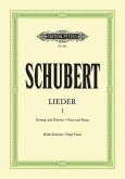 92 Lieder (Schöne Müllerin op.25 D 795, Winterreise op.89 D 911, Schwanengesang op.23,3 D 957, u. a.), h / Lieder (Friedlaender), hohe Stimme 1