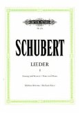 92 Lieder (Schöne Müllerin op.25 D 795, Winterreise op.89 D 911, Schwanengesang op.23,3 D 957, u. a.), m / Lieder (Friedlaender), mittlere Stimme Bd.1