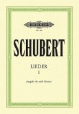 92 Lieder (Schöne Müllerin op.25 D 795, Winterreise op.89 D 911, Schwanengesang op.23,3 D 957 u. a.), t / Lieder (Friedlaender), tiefe Stimme Bd.1