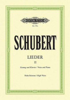 75 Lieder, h / Lieder (Friedlaender), hohe Stimme Bd.2 - Schubert, Franz