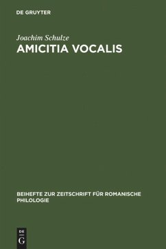 Amicitia vocalis - Schulze, Joachim