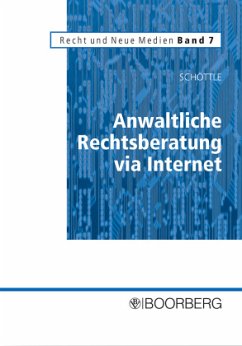 Cover Anwaltliche Rechtsberatung via Internet