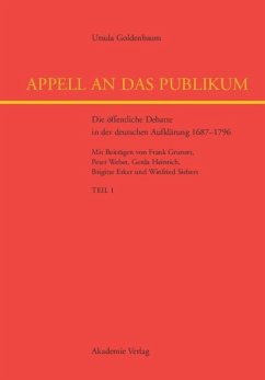 Appell an das Publikum - Goldenbaum, Ursula