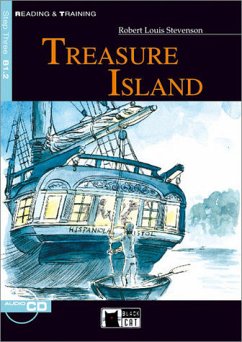 Cover Treasure Island: Buch und CD (Black Cat Reading & Training - Elementary - Step 3 / Einsprachig)