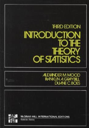 Introduction to the Theory of Statistics Introduction to the Theory of Statistics