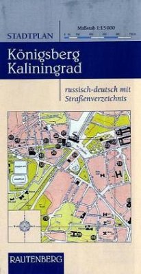 Stadtplan - KÖNIGSBERG - KALININGRAD - Rautenberg Verlag