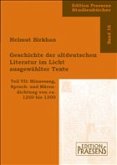 Geschichte der altdeutschen Literatur im Licht ausgewählter Texte / Geschichte der altdeutschen Literatur im Licht ausgewählter Texte Tl.7