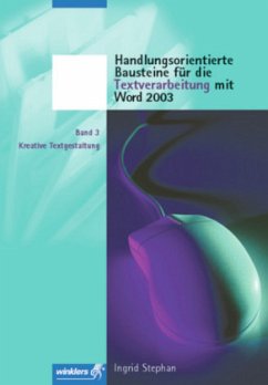 Cover Handlungsorientierte Bausteine für die Textverarbeitung mit Word 2003