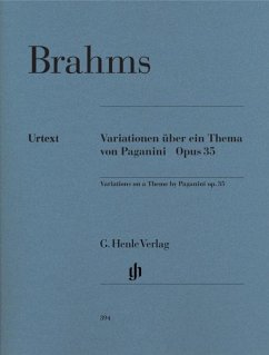 Variationen über ein Thema von Paganini Opus 35 - Brahms, Johannes - Paganini-Variationen op. 35