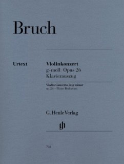 Violinkonzert g-Moll op.26, Klavierauszug - Max Bruch - Violinkonzert g-moll op. 26