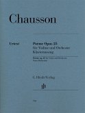 Chausson, Ernest - Poème op. 25 für Violine und Orchester