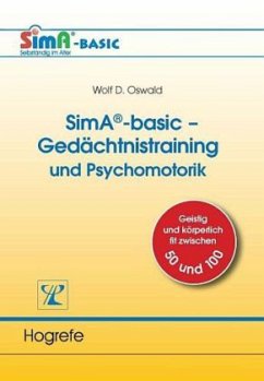 SimA-basic-Gedächtnistraining und Psychomotorik - Oswald, Wolf D.