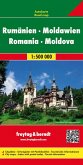 Rumänien - Moldawien, Straßenkarte 1:500.000, freytag & berndt; Romania, Moldova