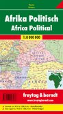 Freytag & Berndt Poster Afrika, physisch-politisch, mit Metallstäben
