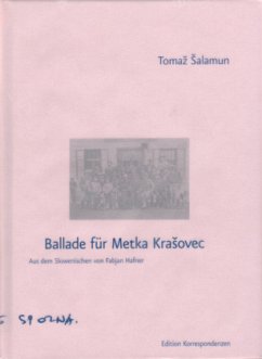 Ballade für Metka Krasovec - Salamun, Tomaz