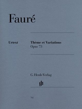 Thème et Variations op.73, Klavier Thème et Variations op.73, Klavier
