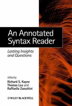 An Annotated Syntax Reader - KAYNE R RICHARD S. / ZANUTTINI R RAFFAELLA