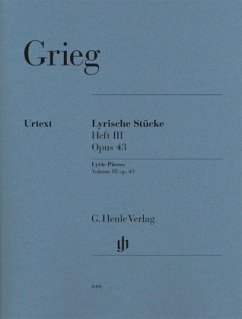 Lyrische Stücke op.43, Klavier - Edvard Grieg - Lyrische Stücke Heft III, op. 43