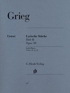 Cover Lyrische Stücke op.38, Klavier