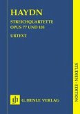 Streichquartette op.77 (Lobkowitz-Quartett) und op.103 (Letztes Quartett), Studien-Edition