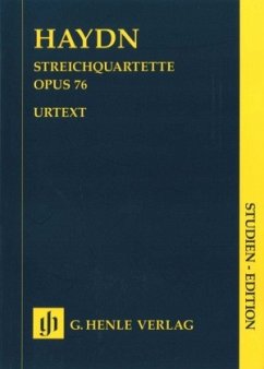 Streichquartette op.76 Nr.1-6, Studien-Edition - Joseph Haydn - Streichquartette Heft X op. 76 (Erdödy-Quartette)