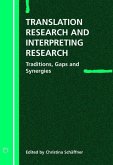 Translation Research and Interpreting Research