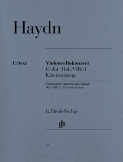 Violoncellokonzert C-Dur Hob. VIIb:1, Klavierauszug - Joseph Haydn - Violoncellokonzert C-dur Hob. VIIb:1