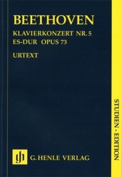 Klavierkonzert Nr.5 Es-Dur op.73, Klavierauszug, Studien-Edition - Ludwig van Beethoven - Klavierkonzert Nr. 5 Es-dur op. 73