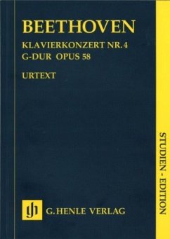 Klavierkonzert Nr.4 G-Dur op.58, Klavierauszug, Studien-Edition - Ludwig van Beethoven - Klavierkonzert Nr. 4 G-dur op. 58